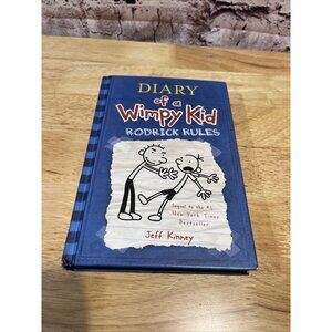 Diary of a Wimpy Kid Rodrick‎ Rules - Hardcover Book By Kinney, Jeff - GOOD